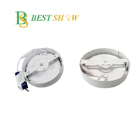Spot lumineux led carré rond à intensité réglable, ac85-265v, 6w, 12w, 18w, 20w, 24w, 30w,