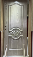 Portes en verre en alliage d'aluminium modernes en gros, double vitrage trempé, étanches, insonorisées, coupe-vent, isolation thermique, pour intérieur