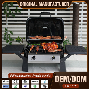 Barbecue <span class=keywords><strong>de</strong></span> table portable à 2 brûleurs Barbecue au <span class=keywords><strong>propane</strong></span> Barbecue au gaz <span class=keywords><strong>de</strong></span> qualité supérieure avec contrôle <span class=keywords><strong>de</strong></span> température réglable - Product Image 2