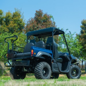 Chariot utilitaire 4x4 tout-terrain robuste pour propriétés, fermes, jardins, déneigement, homologué CEE COC - Product Image 3