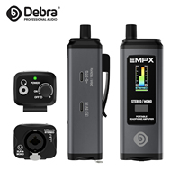 Debra Audio EMPX Amplifier Monitor Headphone Profesional, Khusus Panggung, Amplifikasi 4x dengan Pengisian Daya Terintegrasi OTG