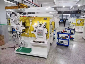 Impresora automática de etiquetas flexográficas para cinta de satén de tafetán de nailon, cuidado de lavado de ropa de tela - Product Image 3