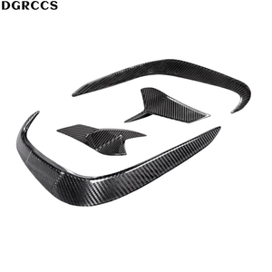 Pour BMW Série 8 G14 G15 G16 830 840 – Décoration de pare-chocs arrière en fibre de carbone avec lames d'air aérodynamiques - Product Image 3