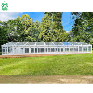 Carpa <span class=keywords><strong>de</strong></span> Jardín para Eventos y Bodas <span class=keywords><strong>con</strong></span> Techo Transparente <span class=keywords><strong>de</strong></span> 25x25, para 200 Personas, en Oferta - Product Image 3