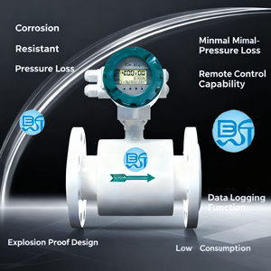 Débitmètre numérique OEM de haute précision, fiable et stable, en acier inoxydable DN150 pour l'eau - Product Image 4