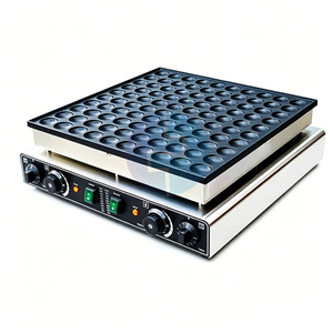 Commerciële <span class=keywords><strong>Mini</strong></span> Pannenkoekenmachine, <span class=keywords><strong>Mini</strong></span> Poffertjesmachine 100 gaten 1,8 inch 3400W Elektrische Nederlandse Pannenkoekenmachine Dorayaki Bakker - Product Image 2