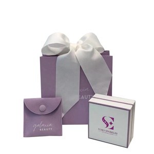 Confezione regalo e borsa per gioielli di lusso con logo personalizzato per confezione regalo per <span class=keywords><strong>gioielleria</strong></span> di fascia alta - Product Image 4