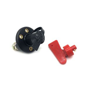 Interrupteur de déconnexion de batterie en laiton BM-Switch 100A avec clé ON-OFF-OUT <span class=keywords><strong>DC</strong></span> 12-24V 4 trous pour voiture marine bateau - Product Image 2