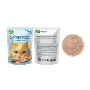 Laughing Pet 80g Paquete de comida húmeda Gatos adultos Pollo recién hervido Arroz Grapa Pescado <span class=keywords><strong>Dieta</strong></span> a base de carne Bolsa para gatitos de engorde - Product Image 4