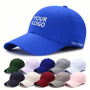 Custom 100% Cotton Embroidery Logo Curved Brim Sport Hat Wholesale Bulk Solid <b>Plain</b> Baseball <b>Cap</b> Man - Product Image 1