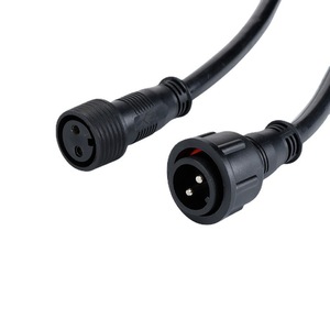Waterproof 2 Pin <b>Plug</b> Connector 10A IP66 PVC Industrial Electrical <b>Plug</b> For <b>Led</b> Tunnel <b>Light</b> Farm Lighting - Product Image 1