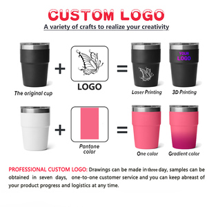 Vaso Térmico Plegable de Acero Inoxidable 304 de 16 oz, para Coche y Deportes, para Regalos Empresariales, Vaso Personalizado con Logotipo - Product Image 2