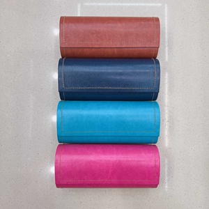 Sang trọng <span class=keywords><strong>PU</strong></span> xi lanh Tie dây của nhãn hiệu kính quang học Hộp kích thước lớn Kính mát trường hợp - Product Image 1