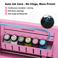 Impresora UV DTF de Escritorio EraSmart A3 con Tinta Blanca, Máquina de Transferencia Directa a Película para Vasos de Vidrio y Acrílico, Almacén en EE. UU.