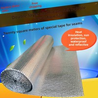 Film bulle isolant thermique moderne et écologique pour toiture, serre en acier coloré, maison solaire, matériau d'isolation imperméable et pare-soleil