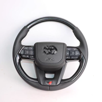 Volant de voiture noir piano pour Toyota Cruiser LC200 LC300 Prado 120 150 Camry Yaris GR Hilux Tacoma Supra MK5 4runner Rav4