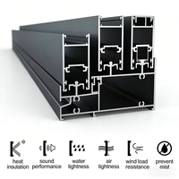 Ventana Corredera Vertical Automática Inteligente con Elevación Eléctrica, Moderna, Insonorizada, Resistente al Viento, de Doble Vidrio y Aleación de Aluminio con Motor