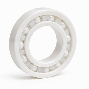 Roulement en céramique entièrement en zircone 6010, 50x80x16mm, cage ouverte en PTFE, isolant, résistant aux hautes températures, pour équipement de laboratoire sous vide - Product Image 5