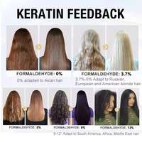 Traitement lissant à la kératine naturelle, crème lissante pour cheveux, sérum réparateur anti-frisottis pour cheveux abîmés