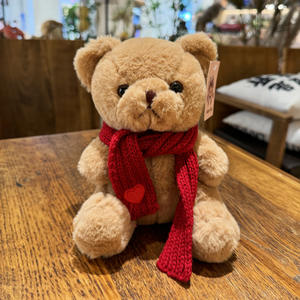 Haute qualité 20cm ours en peluche cadeau pour filles doux coton tissu ours portant écharpe anniversaire soulagement du Stress cadeau - Product Image 5