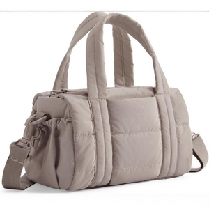 Sac à main matelassé pour femme avec poignée supérieure, sac à bandoulière léger en nylon imperméable fait main - Product Image 1