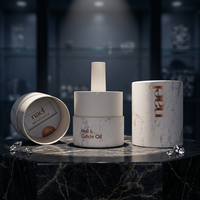 Emballage de luxe Arabe Arabe Luxe Bouteille d'huiles parfumées Oud en verre de 6ml 12ml Bouteille de parfum en verre Boîte tube en papier d'impression personnalisée
