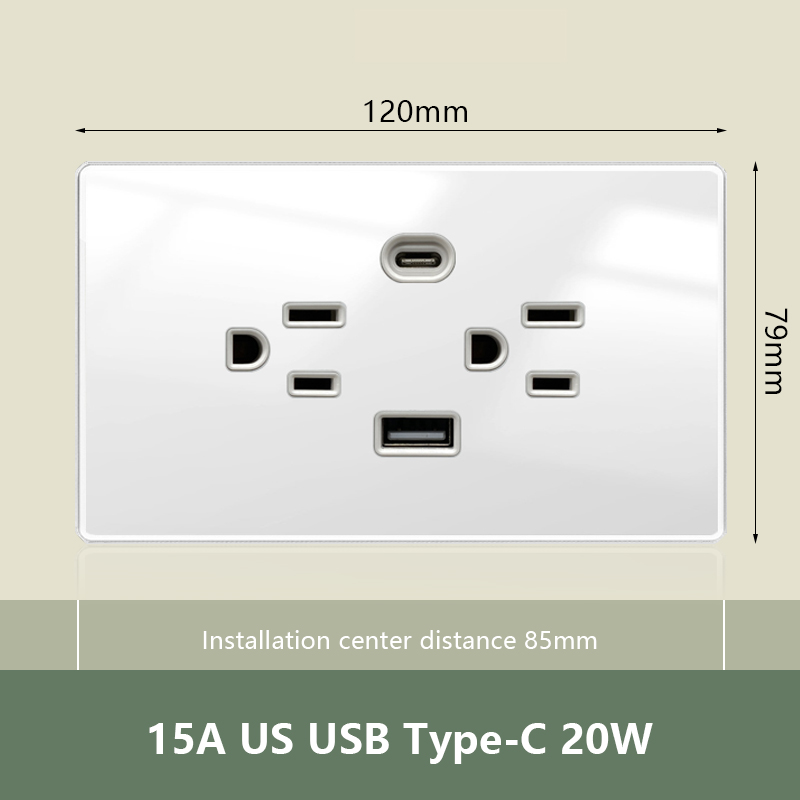 US-USB C 20W-White