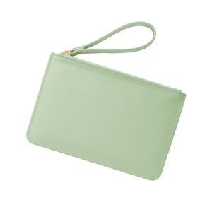 Bolso de cuero personalizado para novia y boda, bolso cosmético de cuero PU para damas de honor, bolso de mano de cuero - Product Image 2