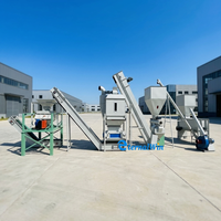 Nouvelle usine de fabrication d'aliments pour animaux de 1,5 T/H, ensemble complet, ligne de production de granulés d'aliments pour animaux, volailles, bovins, multifonctionnelle, haute performance