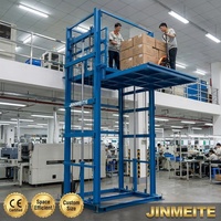 Grue de levage hydraulique électrique télécommandée JINMEITE avec une hauteur de levage de 3 m, taille de table personnalisable, poids de 100 kg