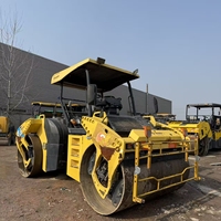 Compacteur routier d'occasion Bomag BW203 à double tambour pour la construction et l'entretien des routes en asphalte