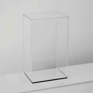 Gương acrylic sinh thái thân thiện hiện đại kỷ niệm Hộp Quà Tặng đề nghị bất tử hoa hiển thị hộp cao trong suốt chống bụi - Product Image 4