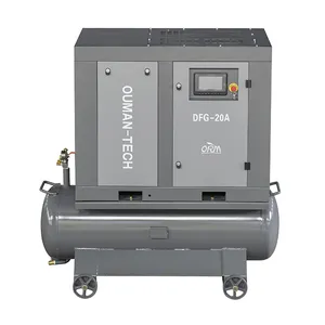 20Hp stationary compressor with tank and dryer electric screw air compressor price list compressor