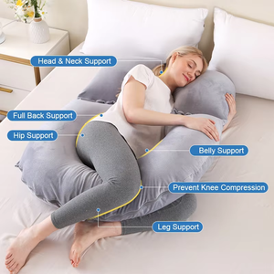 <span class=keywords><strong>Oreiller</strong></span> <span class=keywords><strong>de</strong></span> grossesse en forme <span class=keywords><strong>de</strong></span> O amovible et lavable <span class=keywords><strong>Oreiller</strong></span> <span class=keywords><strong>de</strong></span> maternité <span class=keywords><strong>de</strong></span> <span class=keywords><strong>soutien</strong></span> du corps pour le dos pour les femmes enceintes - Product Image 2