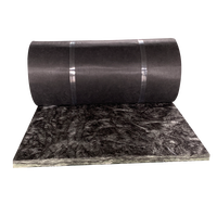 Laine de verre isolante thermique ASTM C518 d'Amérique du Sud pour gaines HVAC, R121.67, 50 mm, isolation thermique, économie d'énergie, rouleau de fibre de verre
