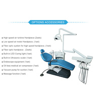 Fauteuil dentaire de qualité supérieure certifié CE, conçu pour les cliniques et les hôpitaux, offrant un confort exceptionnel pour tous les patients