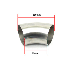 ข้อต่อท่อเหล็กสแตนเลส 63 มม. 45 องศา สำหรับท่อเหล็กอุตสาหกรรม - Product Image 1