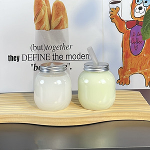 Bouteille de thé au lait d'avocat en plastique PET, gobelet à emporter de 300 ml, gobelet transparent jetable, même style que la bouteille <span class=keywords><strong>Guo</strong></span> Yaya - Product Image 2