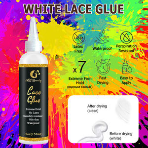 판매 전체 판매 향기 기름 저항 스테이 붙어 가발 Humain 150ml 레이스 접착제 레이스에 대 한 투명 접착제 - Product Image 6