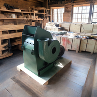Broyeur à marteaux électrique de 11 kW pour la fabrication de sciure de bois à partir de paille de maïs, broyeur de tiges de maïs avec cyclone