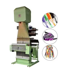 Guangzhou Fabrikant Professionele Custom Geweven Label Geautomatiseerde Jacquard Weefgetouw Making Machine Voor Verkoop