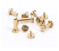 Reliure en laiton massif Chicago vis clou rivets pour album photo cuir artisanat goujons ceinture portefeuille attaches