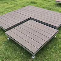 Revêtement de terrasse extérieur avec hauteur réglable et design mobile, nouveau revêtement de sol