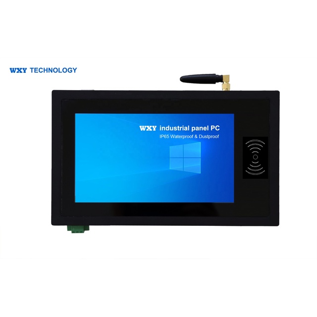 Fanless Embedded Rugged 7 Inch Industrial Panel PC Capacitive Touchscreen Tablet with RFID/NFC/IC Card Reader for Vehicle Truck