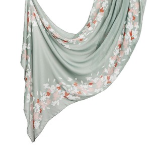Nouveau hijab en satin de soie satiné imprimé à la mode pour femmes, nouveau foulard ethnique pour femmes, châle pour voile musulman 70*230cm - Product Image 2