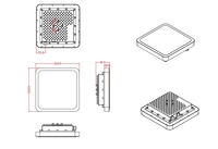 Lecteur RFID UHF G901 RS232 RJ45 ISO18000-6C Haute Performance 9dBi 0~15 Mètres Lecteur RFID UHF Longue Portée