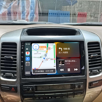 Autoradio Android 15 de 9 pouces avec GPS pour Toyota Prado 2004-2009, CarPlay sans fil, Android Auto, lecteur multimédia