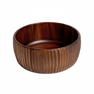 Cuenco DE SERVICIO DE MADERA Real más vendido para decoración de mesa, ensaladeras indias hechas a mano de buena calidad de larga duración para usos en hoteles - Product Image 1