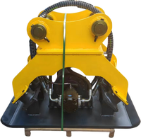Compacteur vibrant hydraulique pour excavatrice avec moteur à vendre, modèle PC Gongma GM03, accessoire de vibration du sol