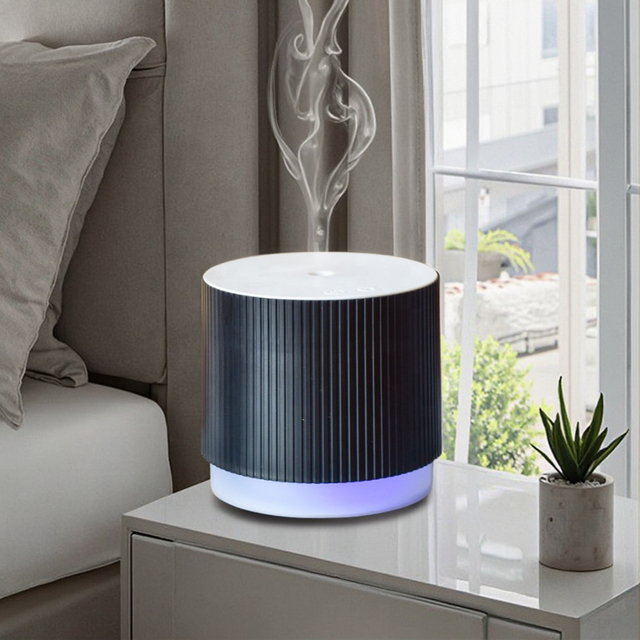 US Plug Glass Ultrasonic Aroma Diffuser for Household Hotel Tabletop USB Essential Oil Diffuser for Aromatherapy Use
